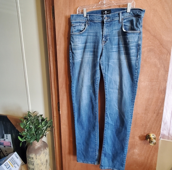 7 FOR ALL MAN KIND. LUXE PERFORMANCE MENS. TGE STRAIGHT. 34. - Picture 1 of 8